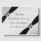 Damask 60th Wedding Jubileum Gastenboek (Voorkant)