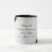 Damask 60th Wedding Jubileum Mok (Midden)