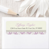 Damask Address Label 3/4 x 2 1/4 inch (Insitu)