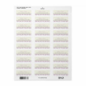 Damask Address Label 3/4 x 2 1/4 inch (Full Sheet)