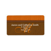  Damask-Adresetiketten Etiket (Voorkant)