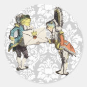  Damask Alice in Wonderland STICKER (Voorkant)