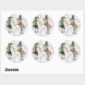  Damask Alice in Wonderland STICKER (Vel)