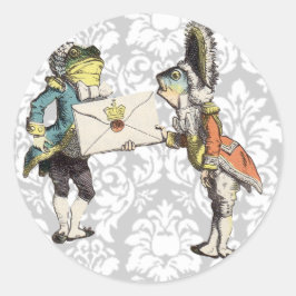 Damask Alice in Wonderland STICKER