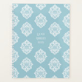 Damask Ambience Bord Cerulean 2026 Planner (Voorkant)
