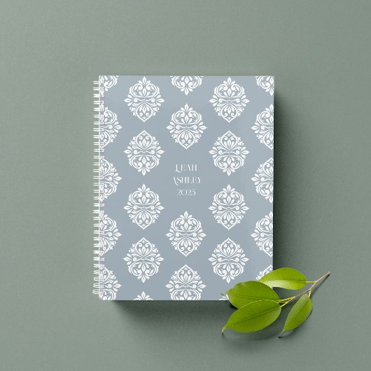 Damask Ambience Cadet Blauw 2026 Planner