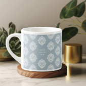 Damask Ambience Cadet Blue Espresso Cup Espresso Kop