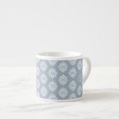 Damask Ambience Cadet Blue Espresso Cup Espresso Kop (Voorkant rechts)