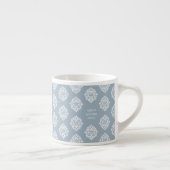 Damask Ambience Cadet Blue Espresso Cup Espresso Kop (Rechts)