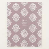 Damask Ambience Toscane Bord Roze 2026 Planner (Voorkant)