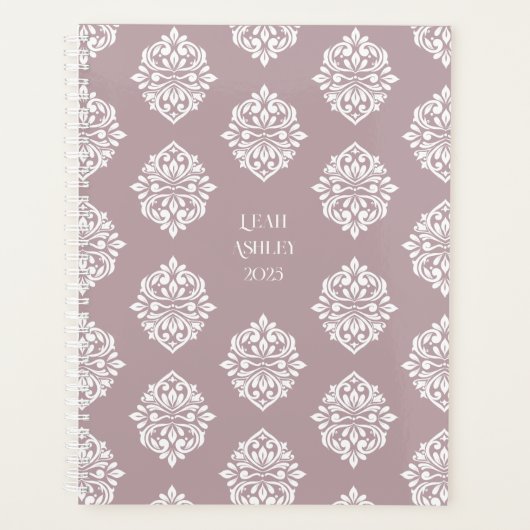 Damask Ambience Toscane Bord Roze 2026 Planner (Voorkant)