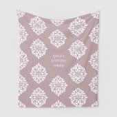 Damask Ambience Toscane Bord Roze Fleece Deken