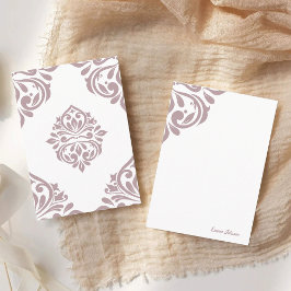 Damask Ambience Toscane Bord Roze Notitiekaartje