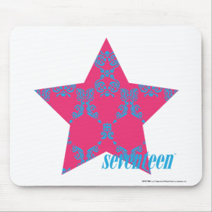 Damask Aqua-Magenta 2 Muismat