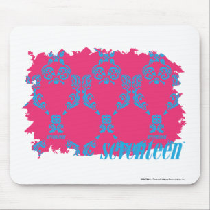 Damask Aqua-Magenta 3 Muismat