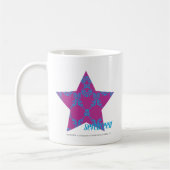 Damask Aqua-Paars 3 Koffiemok (Links)