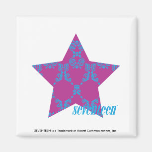 Damask Aqua-Paars 3 Magneet