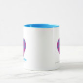 Damask Aqua-Paars 4 Mok (Midden)