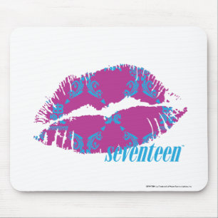 Damask Aqua-Paars Muismat