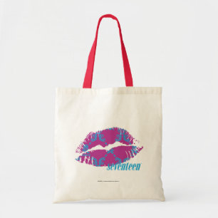 Damask Aqua-Paars Tote Bag