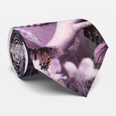  damask art deco gatsby Flapper Girl Stropdas (Opgerold)