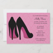 Damask Bachelorette Party Invitation Kaart (Voorkant)