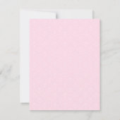 Damask Ballerina Girl Baby Shower Uitnodigingen (Achterkant)