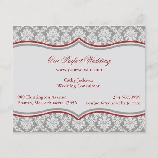 Damask Banner Flyer (Achterkant)