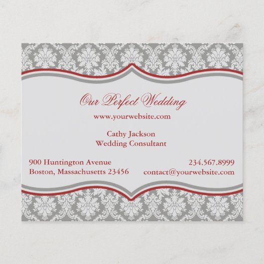 Damask Banner Flyer (Voorkant)