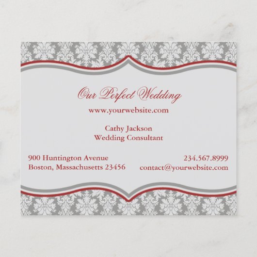 Damask Banner Flyer (Achterkant)