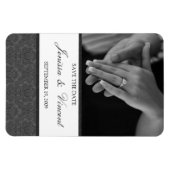  Damask Bewaar de Datummagneet 4" x 6" Magneet (Horizontaal)