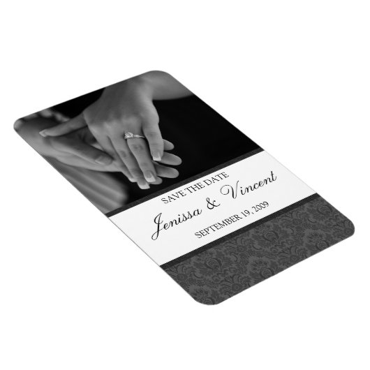  Damask Bewaar de Datummagneet 4" x 6" Magneet (Rechterzijde)