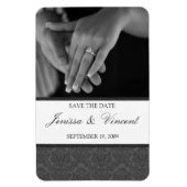  Damask Bewaar de Datummagneet 4" x 6" Magneet (Verticaal)