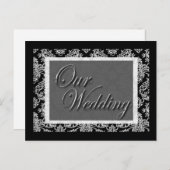 Damask bewaart de Briefkaarten Datum (Voorkant / Achterkant)