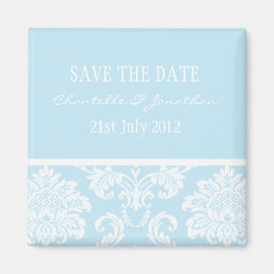 Damask bewaart de Datum Magnet