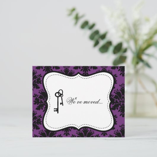  Damask bewegende aankondiging (Staand voorkant)