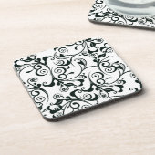 Damask Bier Onderzetter (Linkerzijde)