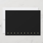 Damask Black en Tan Save The Date (Achterkant)