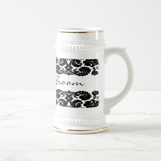 Damask Black Stein Bierpul (Rechts)