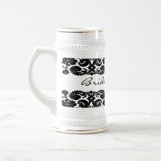 Damask Black Stein Bierpul (Links)