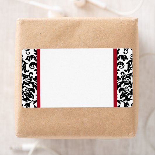 Damask Blank Verzendlabels Etiket (Insitu)