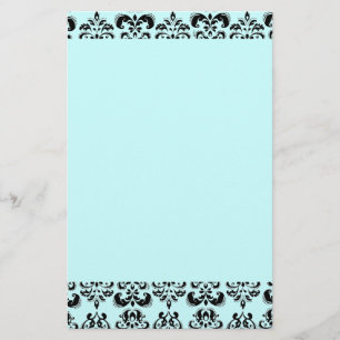 DAMASK, blauw Briefpapier