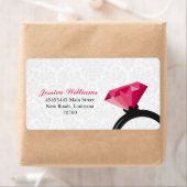 Damask Bling Etiket (Insitu)