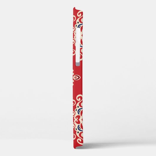 Damask : Bloei naadloos patroon. Case-Mate iPhone Case (Achterkant / Links)