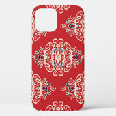 Damask : Bloei naadloos patroon. Case-Mate iPhone Case (Achterkant)