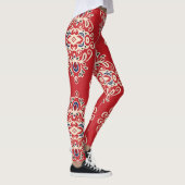 Damask : Bloei naadloos patroon. Leggings (Rechts)
