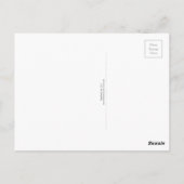 Damask & Blue Briefkaart (Achterkant)