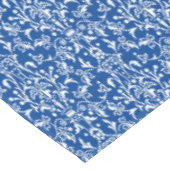 Damask Blue en White Tafelkleed (Gekanteld)