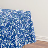 Damask Blue en White Tafelkleed (Voorbeeld)