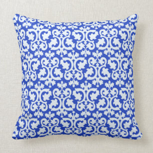Damask Blue Kussen